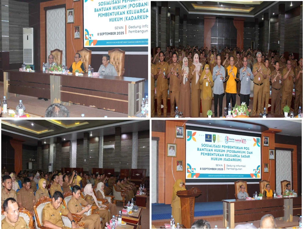 SOSIALISASI PEMBENTUKAN POSBANKUM KAB.TABALONG PADA TGL 8 SEPTEMBER 2025